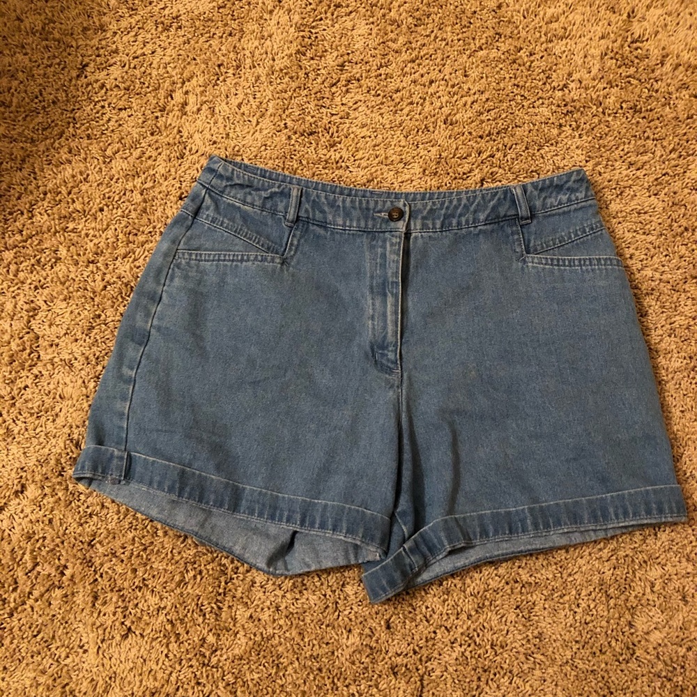 Denim shorts
